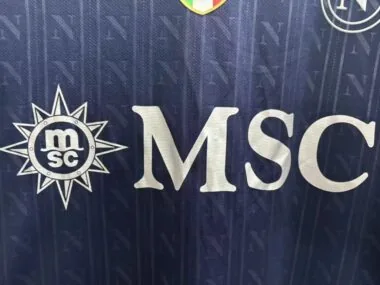 Naples Napoli 2025/26 Champions League Navy Blue Jersey