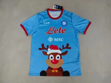 Naples Napoli 2025/26 Chrismas version soccer jersey size S-2XL