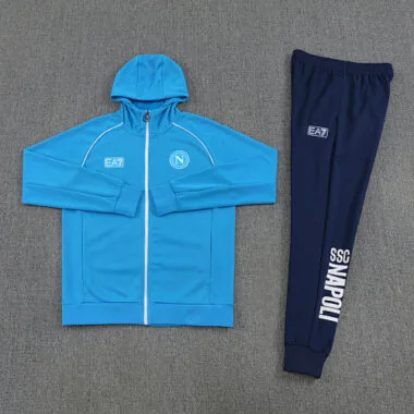 Napoli 2025-26 Blue hooded training suit S-XXL