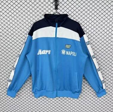 Retro 1988-89 Napoli blue jacket size S-2XL