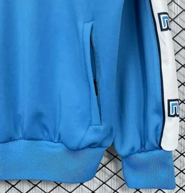 Veste bleue rétro du Napoli, saison 1988-1989 (tailles S à 2XL)