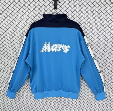 Veste bleue rétro du Napoli, saison 1988-1989 (tailles S à 2XL)