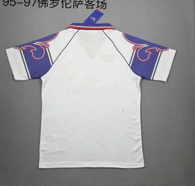 Camiseta retro de la Fiorentina de Florencia, temporada 1995/97, de visitante (tallas S-2XL)