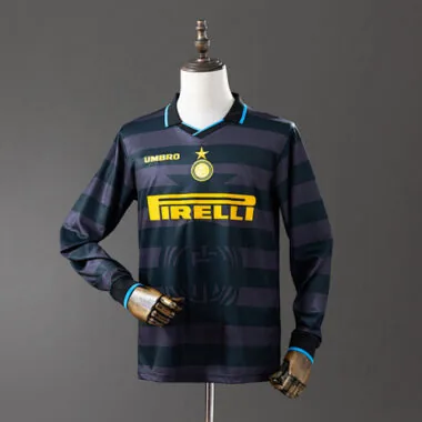 Retro Inter Milan 1997/98 Away Long Sleeve soccer jerseys