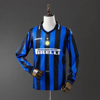 Retro Inter Milan 1997/98 home Long Sleeve soccer jerseys