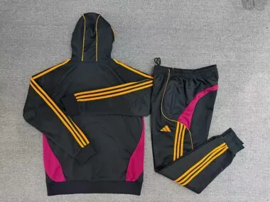 Roma 2025/26 Black Hoodie Suit (S-2XL)