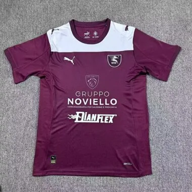 Salernitana 2025/26 home soccer jersey size S-2XL