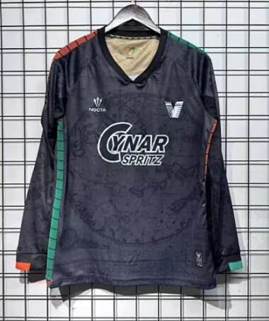 Venezia 2025/26 Home Long sleeve soccer jersey With Sponsor Size S-XXL