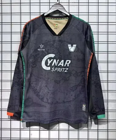Venezia 2025/26 Home Long sleeve soccer jersey With Sponsor Size S-XXL