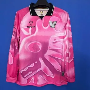 Venezia 2025/26 Pink Long sleeve Goalkeeper soccer jersey Size S-XXL