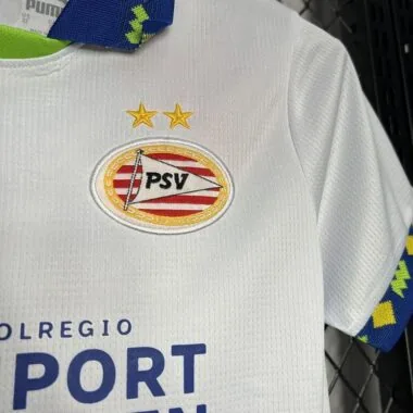 24-25 PSV Third away white kid kit