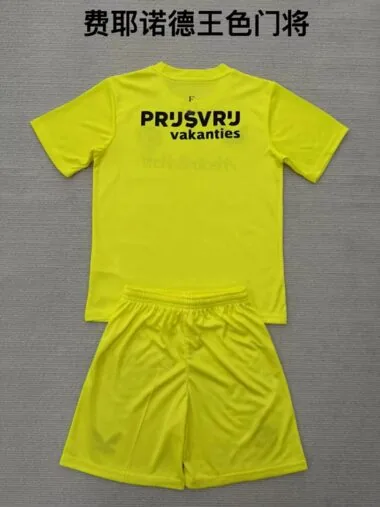 25-26 Feyenoord GK yellow kid kit