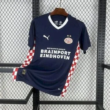 Camisa de futebol do PSV Eindhoven para os jogos fora de casa de 25 e 26