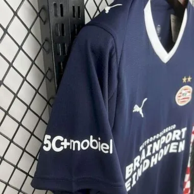 Camisa de futebol do PSV Eindhoven para os jogos fora de casa de 25 e 26