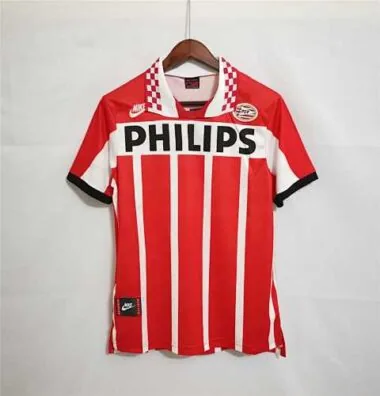 94-96 PSV, camisola de casa vermelha/branca