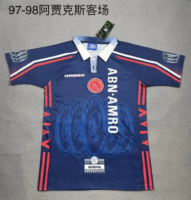 97-98 Ajax away retro jersey