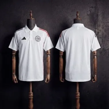 Ajax 2025/26 Polo Branco S-XXL