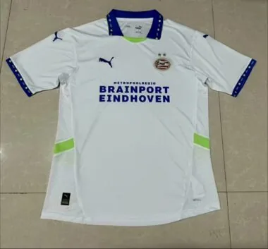 Terceira camisola branca de futebol do PSV para jogos fora de casa