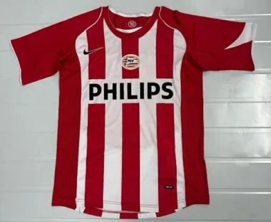 Camisola de futebol retro do PSV Eindhoven, época 2004/05 (jogo em casa), tamanhos S-XXL