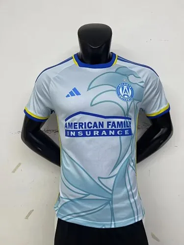 Maillot blanc de l'équipe d'Atlanta (à l'extérieur), version joueur, tailles 24-25
