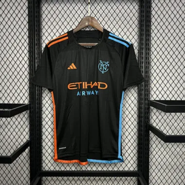Camisa preta de jogo fora de casa da cidade de Nova Iorque, n.º 24-25