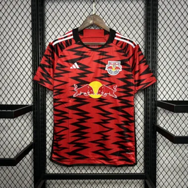 Camisa vermelha de jogo fora de casa do New York, n.º 24-25