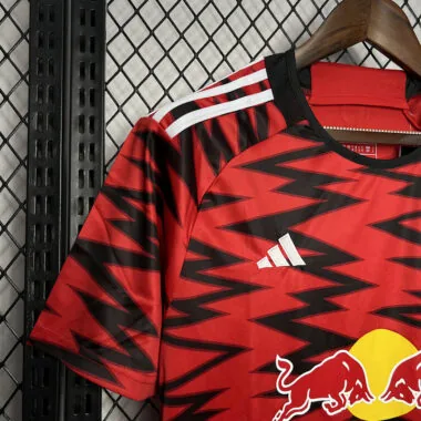Camisa vermelha de jogo fora de casa do New York, n.º 24-25