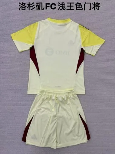 25-26 Los Angeles FC yellow goalkeeper kid kit