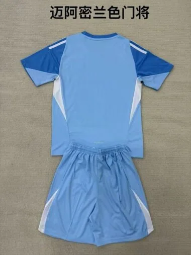 25-26 Miami blue goalkeeper kid kit