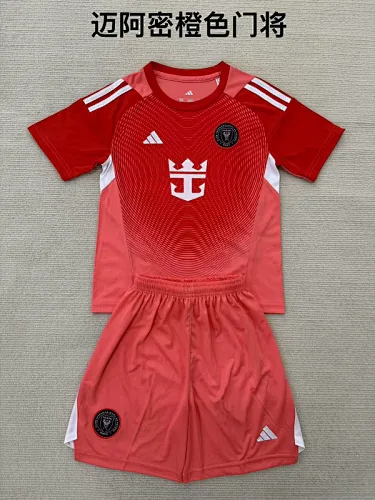 25-26 Miami red goalkeeper kid kit