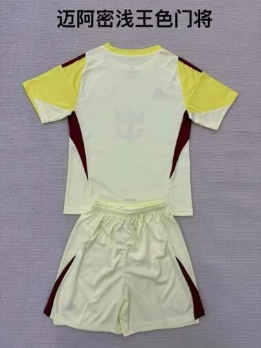 25-26 Miami yellow goalkeeper kid kit