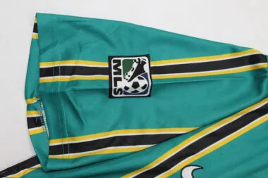 Camisa retro verde do LA GALAXY para jogos fora de casa, n.º 99