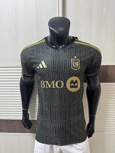 Los Angeles FC 2026/27 home Player Version soccer jersey size S-2XL With Star