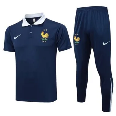 24-25 France dark blue POLO suit