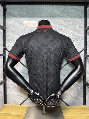 Manchester United 2025/26 Black Polo Player Version