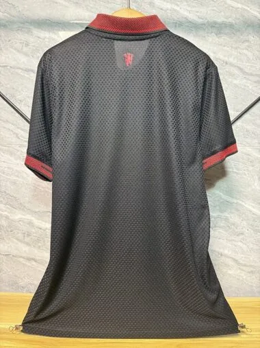 Manchester United 2025/26 Black Polo Player Version
