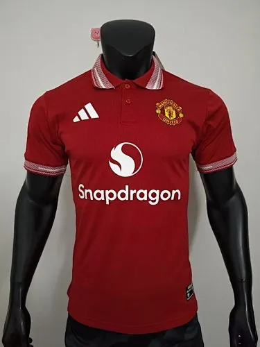 Manchester United 2025/26 Red Polo Player Version