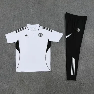 Tuta Manchester United 2025/26 Bianco POLO