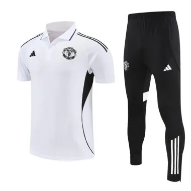 Tuta Manchester United 2025/26 Bianco POLO