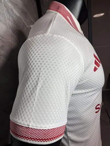 Manchester United 2025/26 White Polo Player Version