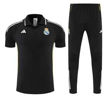Completo POLO nero del Real Madrid 2025/26