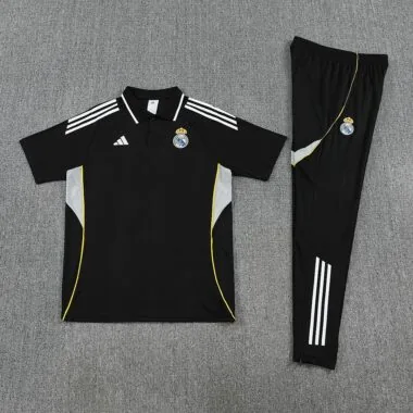 Real Madrid 2025/26 Black POLO Suit