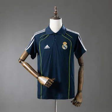 Real Madrid 2025/26 POLO - Cyan S-XXL