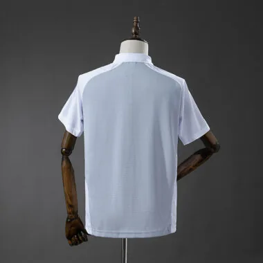 Polo Real Madrid 2025/26 - Grigio e bianco, taglie S-XXL