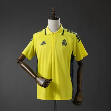 Real Madrid 2025/26 POLO - Yellow S-XXL