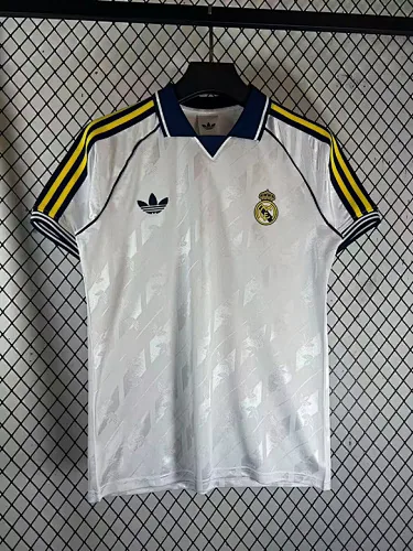 Real Madrid 2026/27 Retro Model White POLO S-XXL