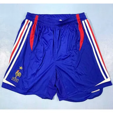 2006 France home retro shorts
