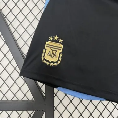 2024 Argentina black shorts