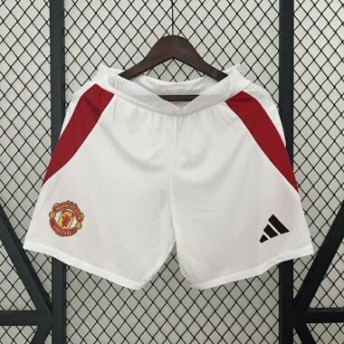 Calções da versão para jogadores do Manchester United em casa, 24-25
