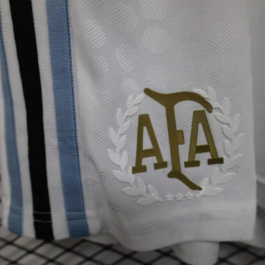 25-26 Argentijnse korte broek in witte spelersuitvoering